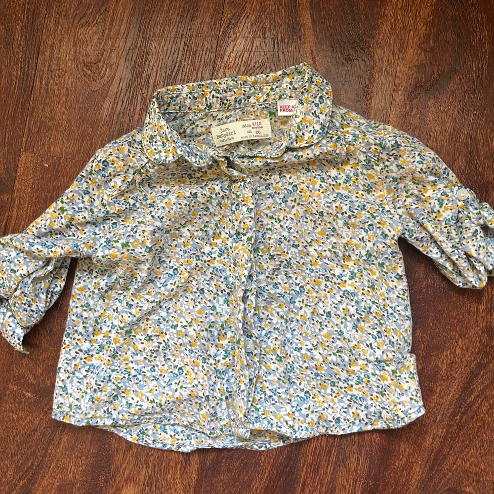 zara baby girl 9-12 months